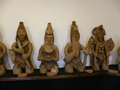 Esculturas en el Museo del Campesino